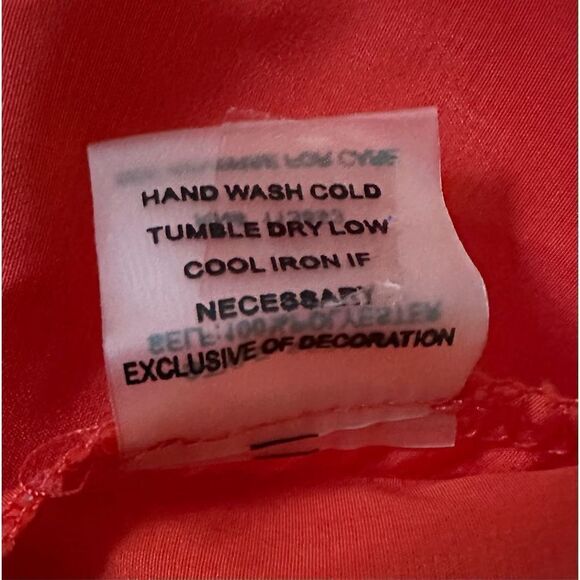 41 Hawthorn Women's Red V-Neck Pullover Long Sleeves‎ Blouse Top Size M - Picture 7 of 7